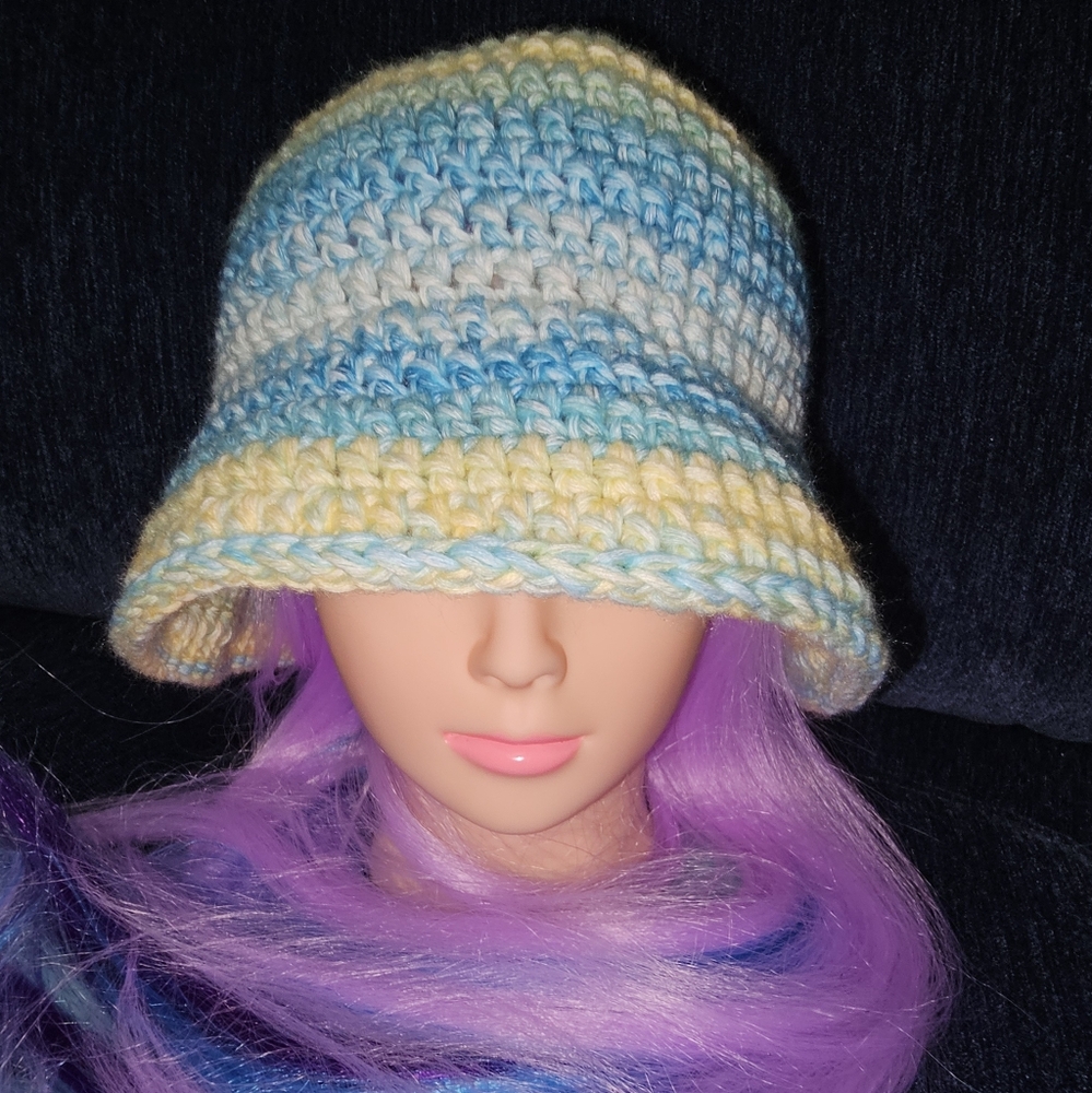 Handmade crochet bucket hat